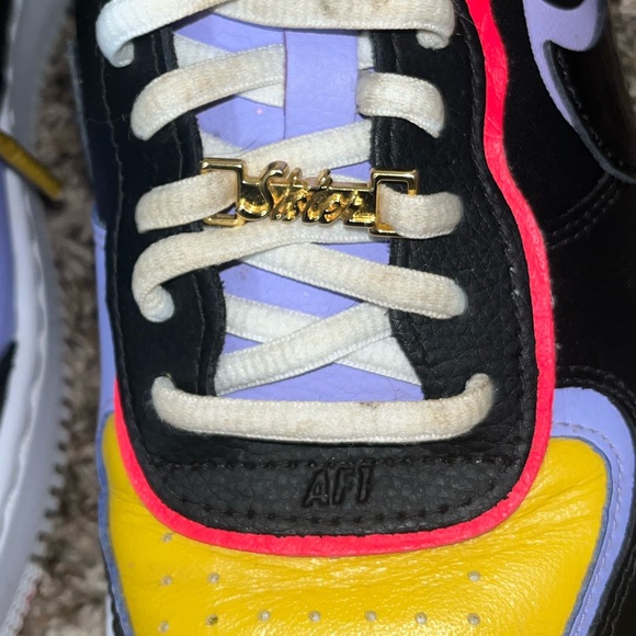 Nike Air Force 1 AF1 Shadow Sisterhood Dark Sulfur - Picture 2 of 8
